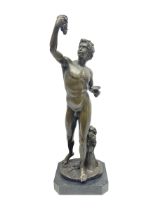 Bronzed sculpture of Dionysus
