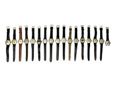 Seven automatic wristwatches including Bulova