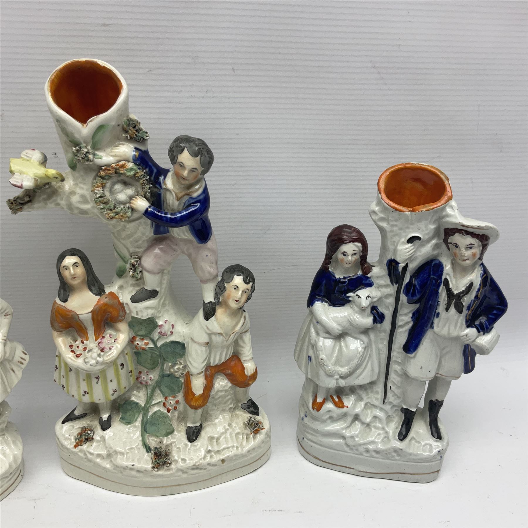 Collection of 19th century and later Staffordshire figures - Image 10 of 16