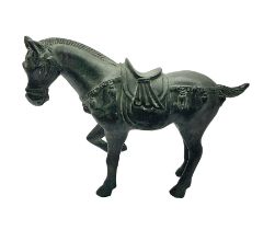 Bronze modelled as a Tang war horse