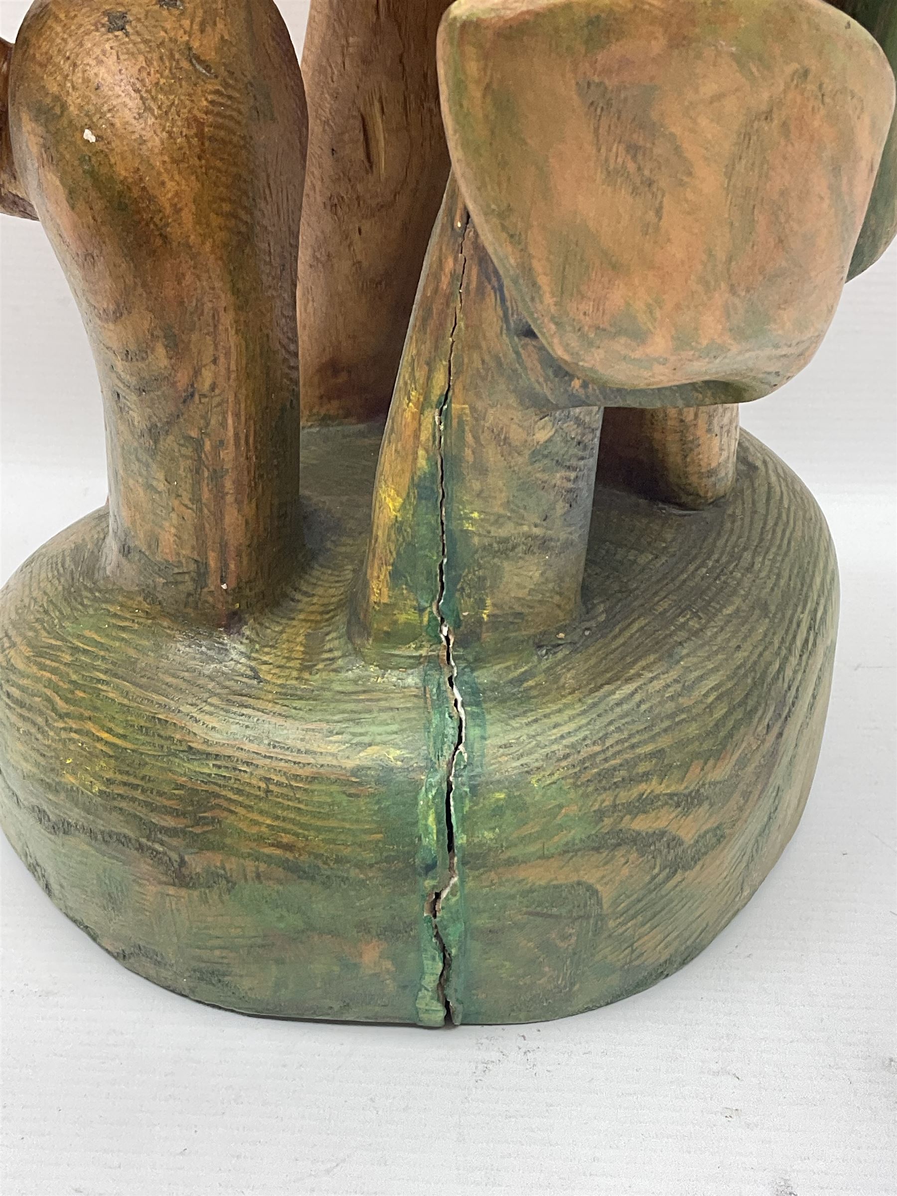 Helen Skelton (British 1933 – 2023): Four carved wooden abstract sculptures - Bild 8 aus 11