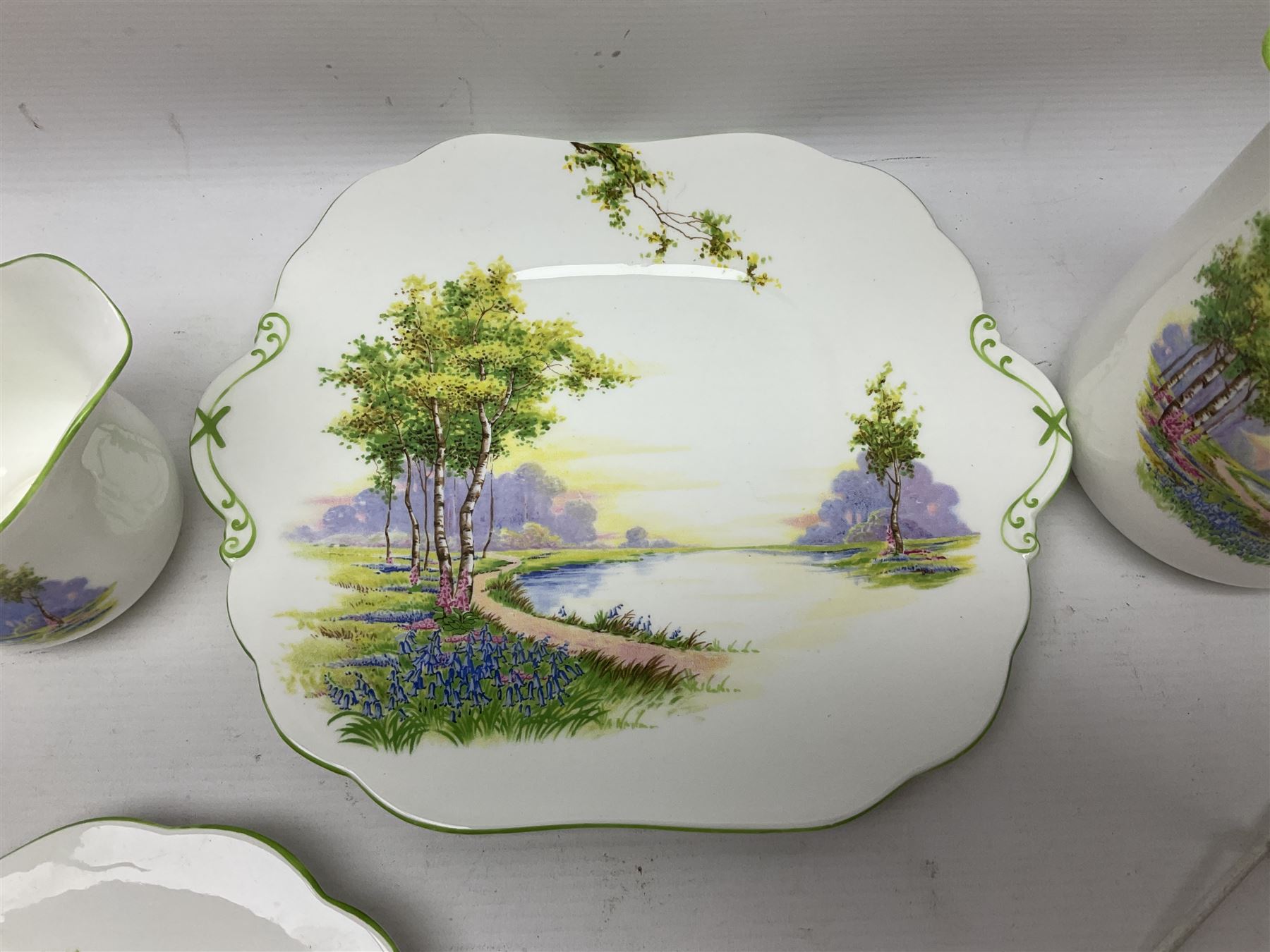 Aynsley Bluebell Time 'As Supplied to the Queen' tea service - Image 11 of 11
