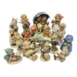 Sixteen Goebel Hummel figures