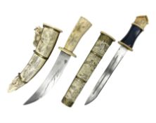 Two oriental knifes