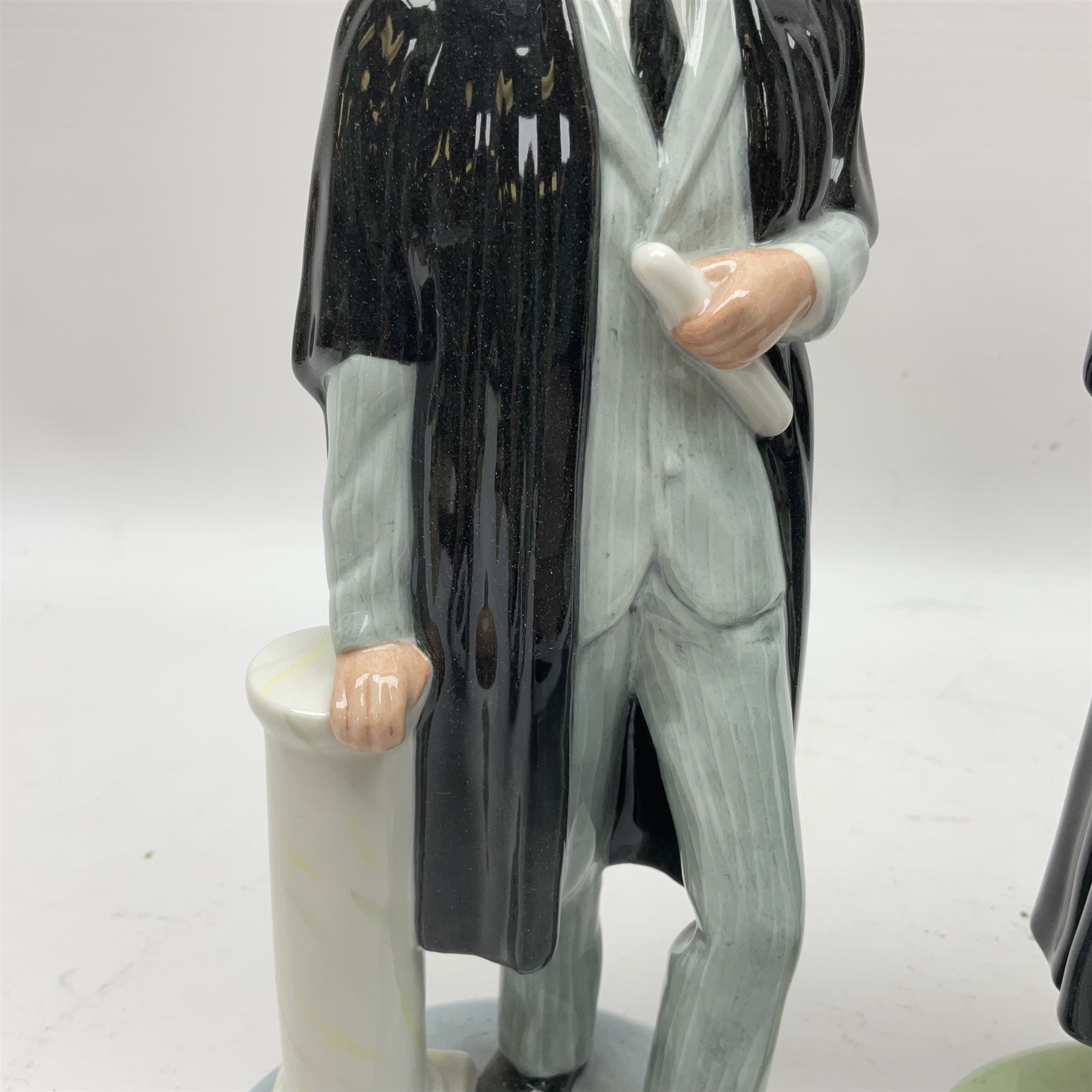 Pair of Royal Doulton figures of The Graduate - Image 3 of 9