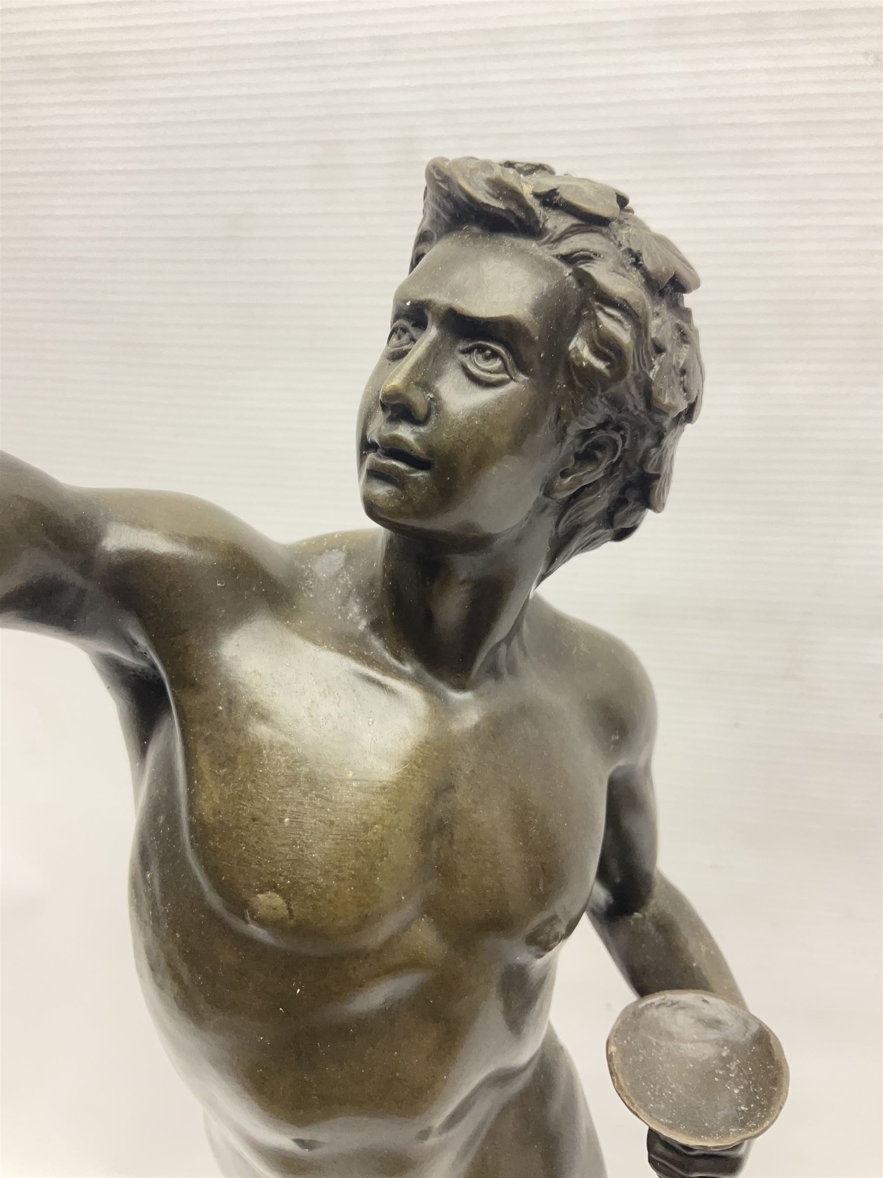 Bronzed sculpture of Dionysus - Image 2 of 14