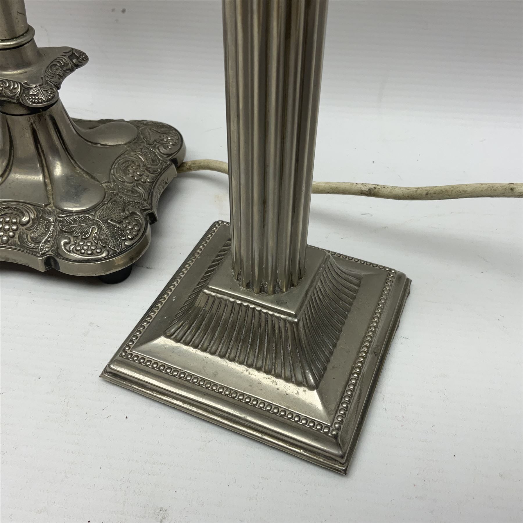 Pair of Corinthian column candlesticks - Image 7 of 16