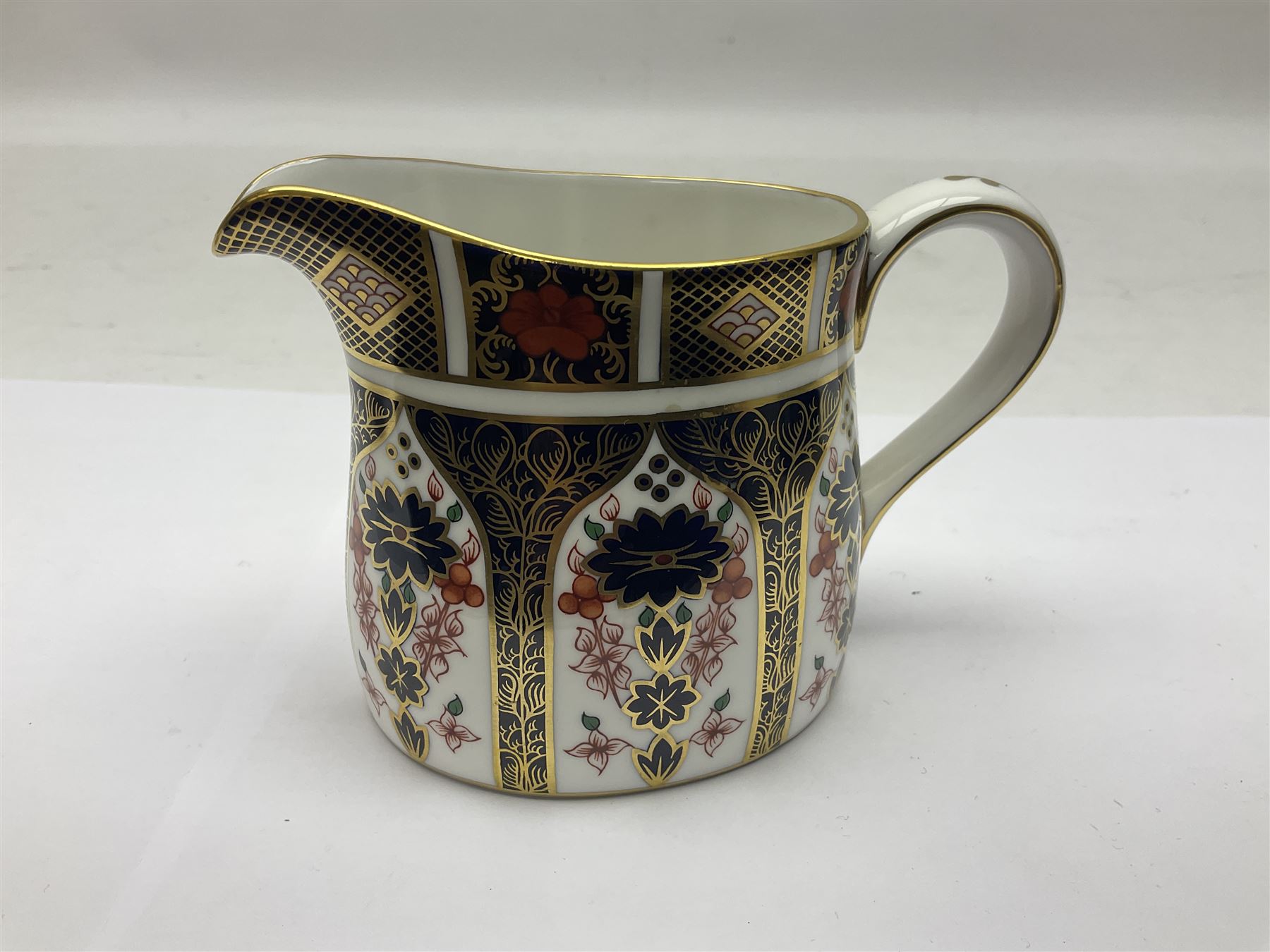 Royal Crown Derby 1128 Imari pattern open sucrier and milk jug - Image 8 of 9