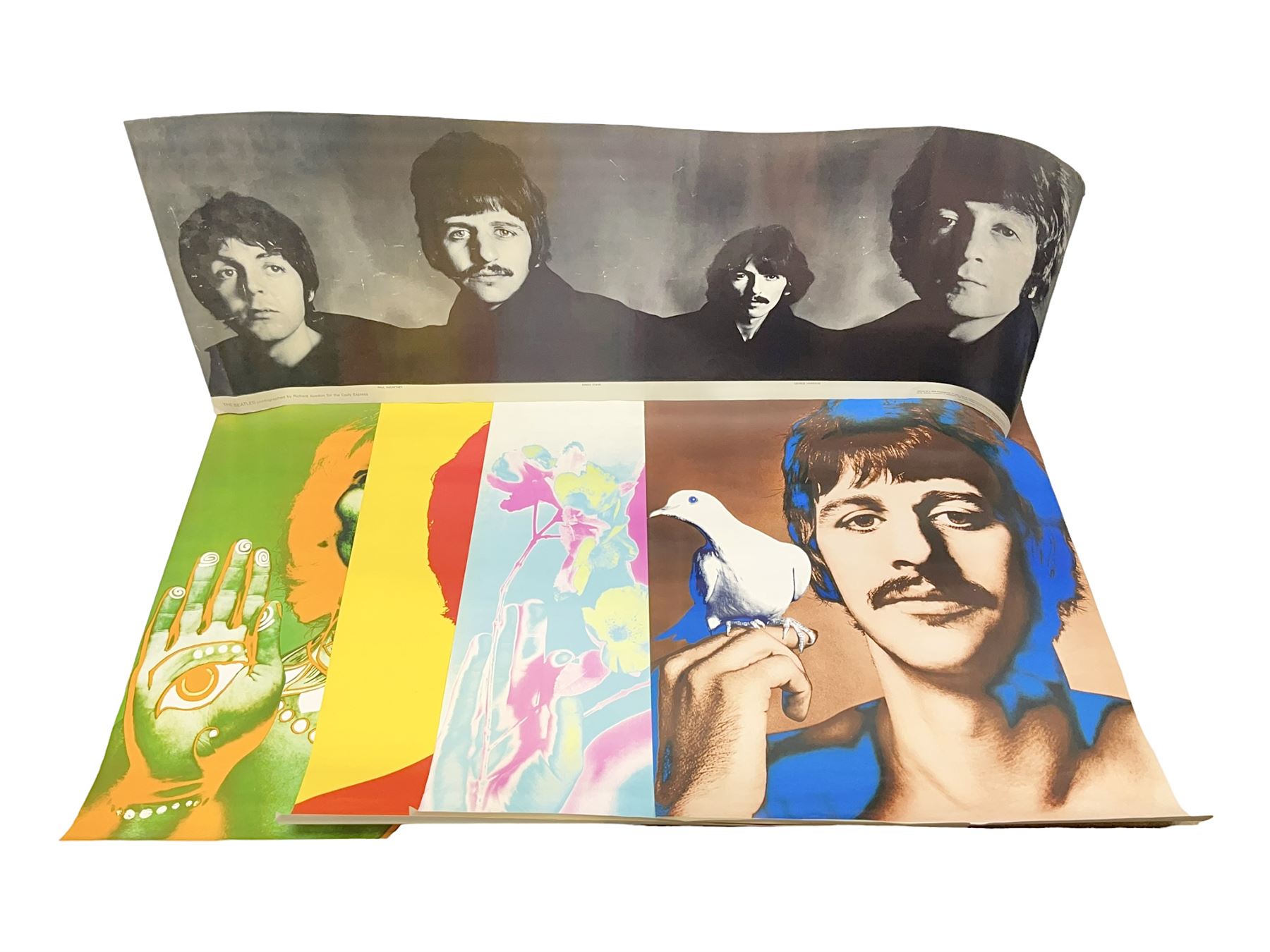 Set of 4 limited edition prints of the Beatles