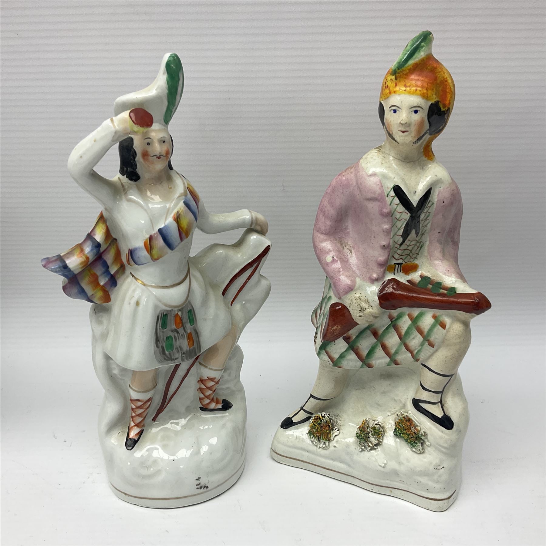 Collection of 19th century and later Staffordshire figures - Image 9 of 16