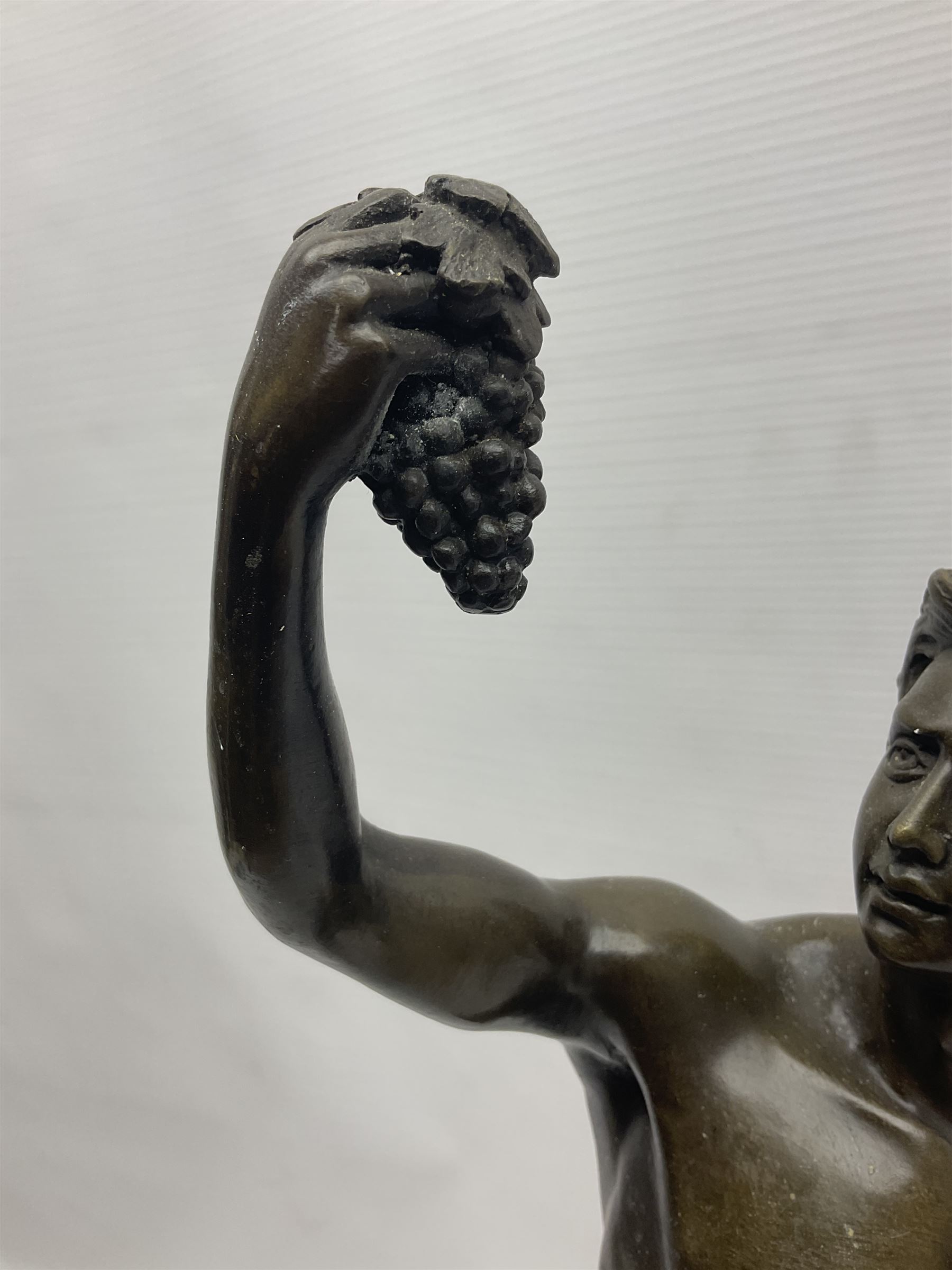Bronzed sculpture of Dionysus - Image 3 of 14