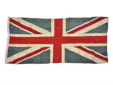 Large linen union jack flag