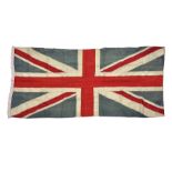 Large linen union jack flag