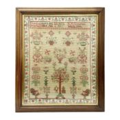 19th century needlework sampler by H.M Grainge