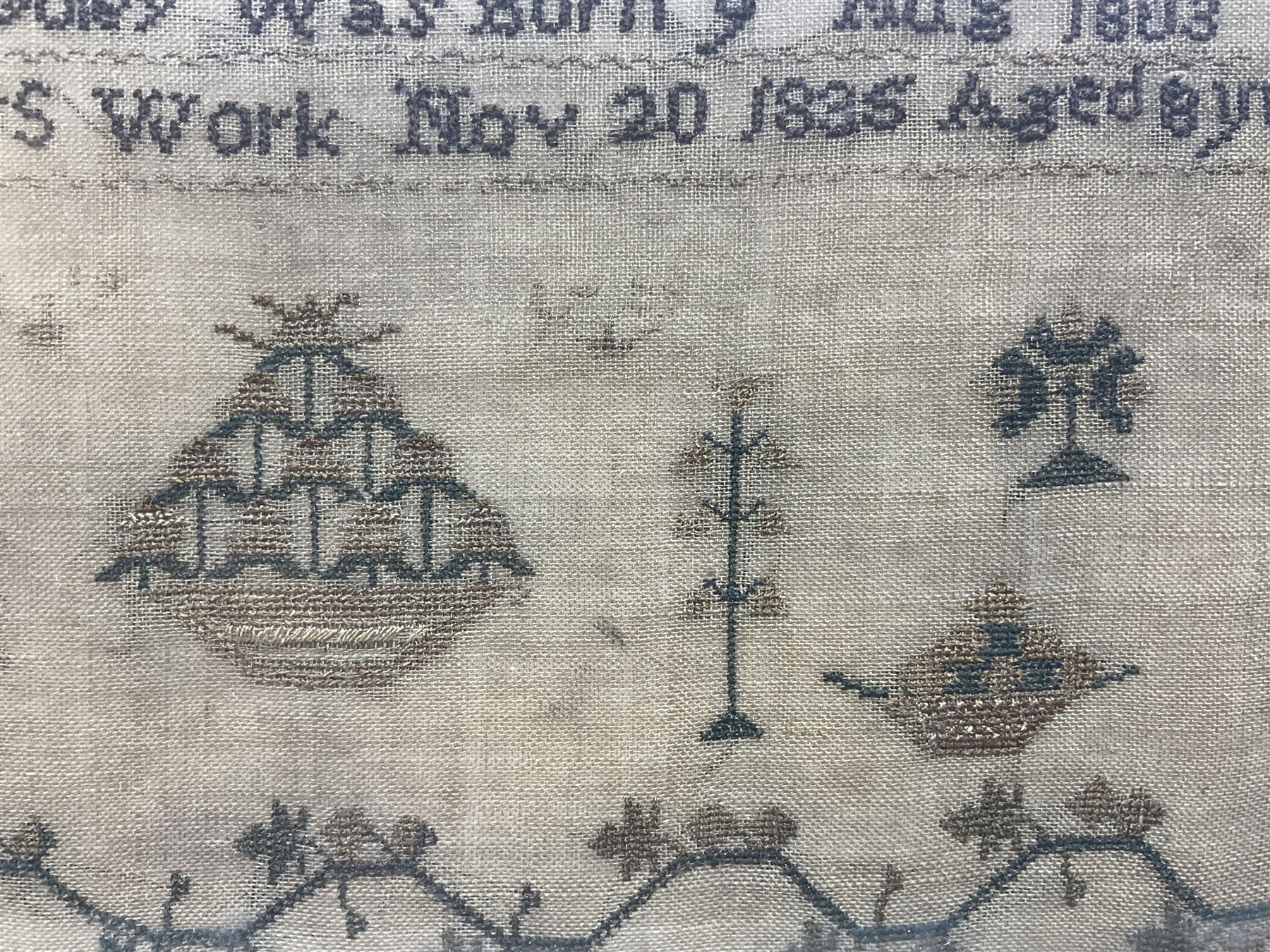 William IV needlework sampler by Ann Coley aged 8 years - Image 6 of 11