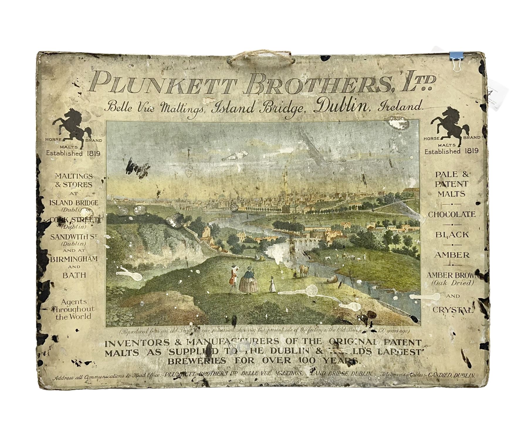 Plinkett Brothers Ltd advertising sign