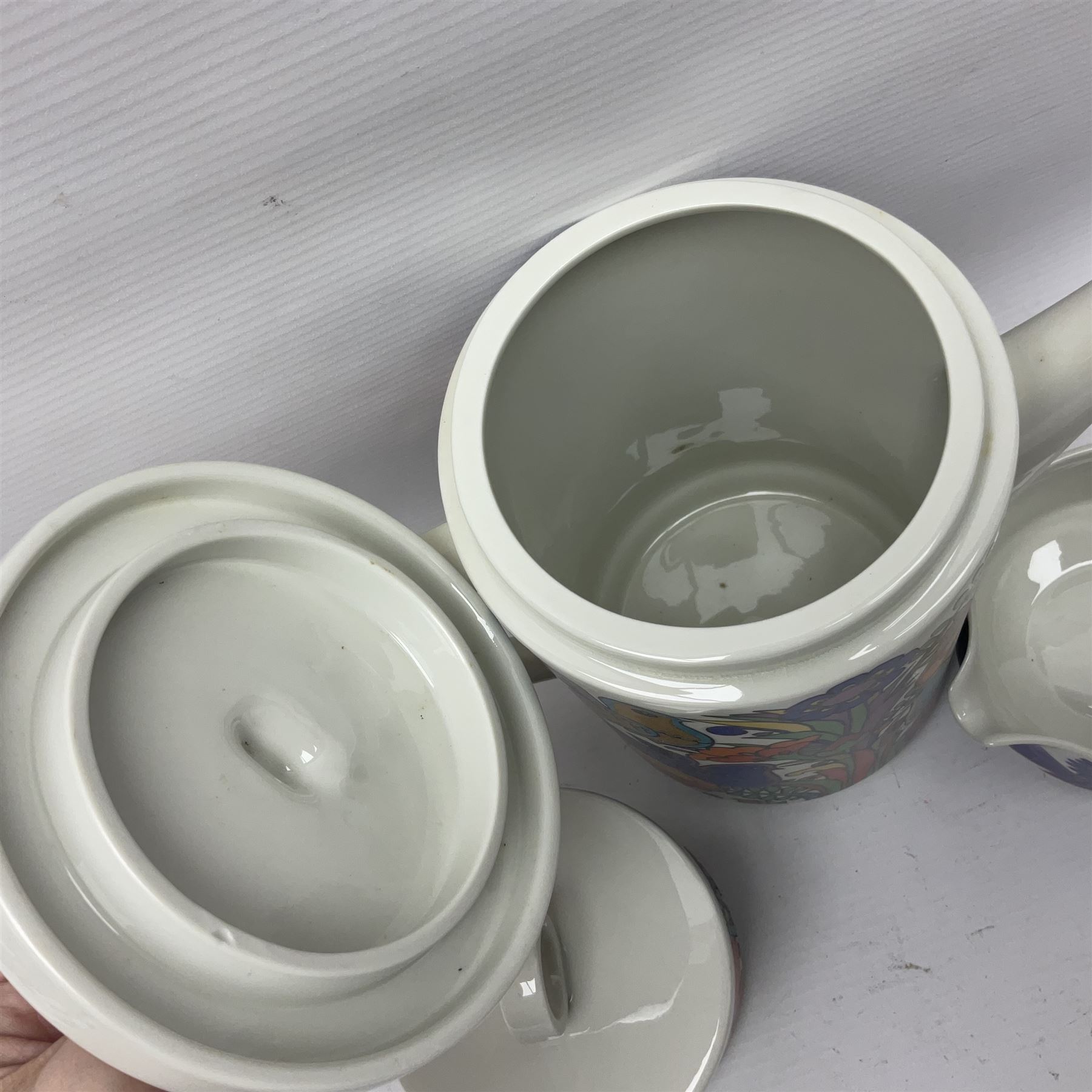 Villeroy & Boch Acapulco pattern coffee set for six - Image 13 of 15
