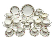 Royal Crown Derby Posies pattern tea service