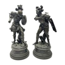 Pair spelter warriors