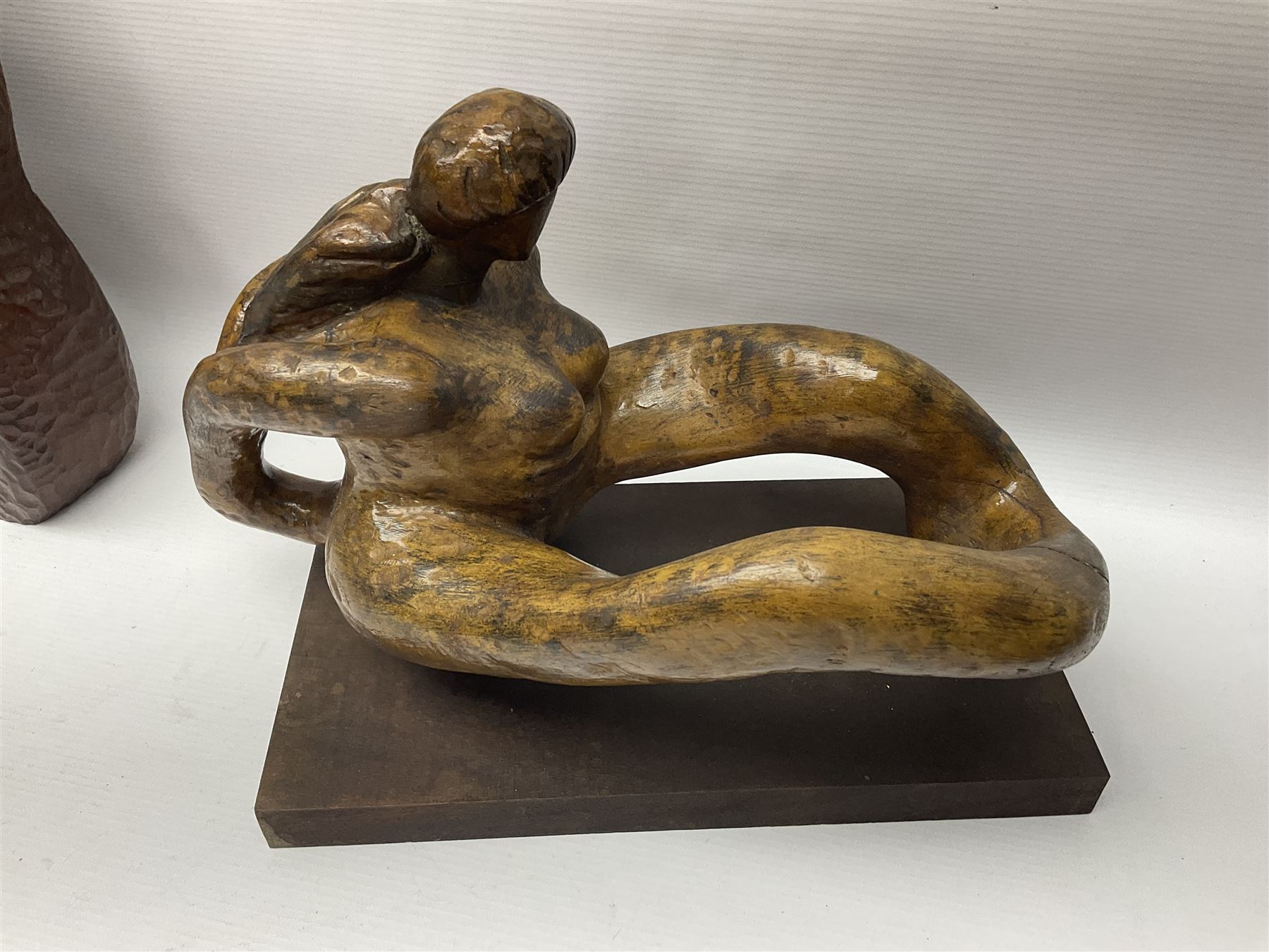 Helen Skelton (British 1933 – 2023): Four carved wooden abstract sculptures - Image 7 of 13