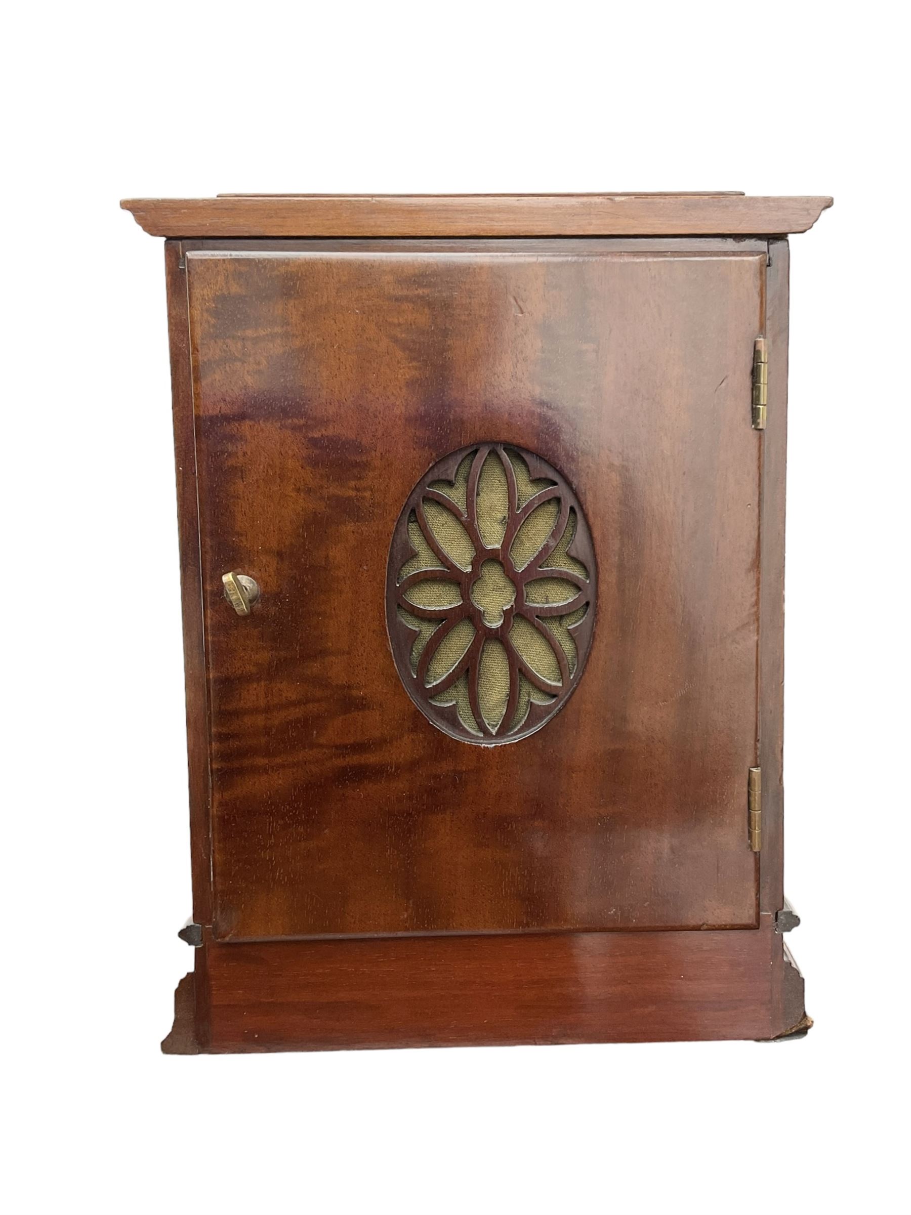 Continental early 20th century mahogany cased 8-day mantle clock - Image 3 of 5