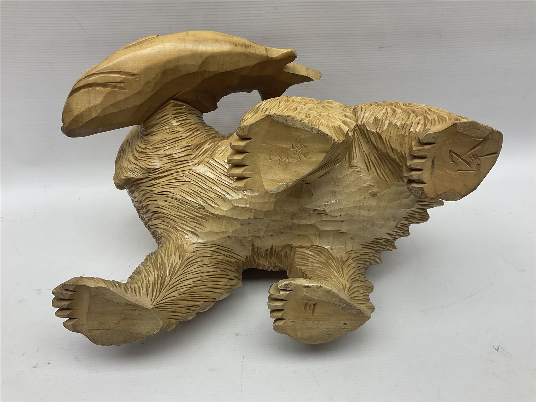 Wooden carving - Image 7 of 13