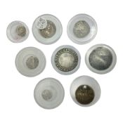 Mixed group of mostly silver coins comprising Septimus Severus (AD 191-211) silver denarius (RIC VI