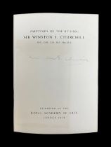 Exhibition catalogue for 'Winston Churchill - Honorary Academician Extraordinary' paintings by the R