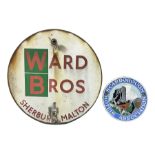 Ward Bros Sherburn Malton enamel sign