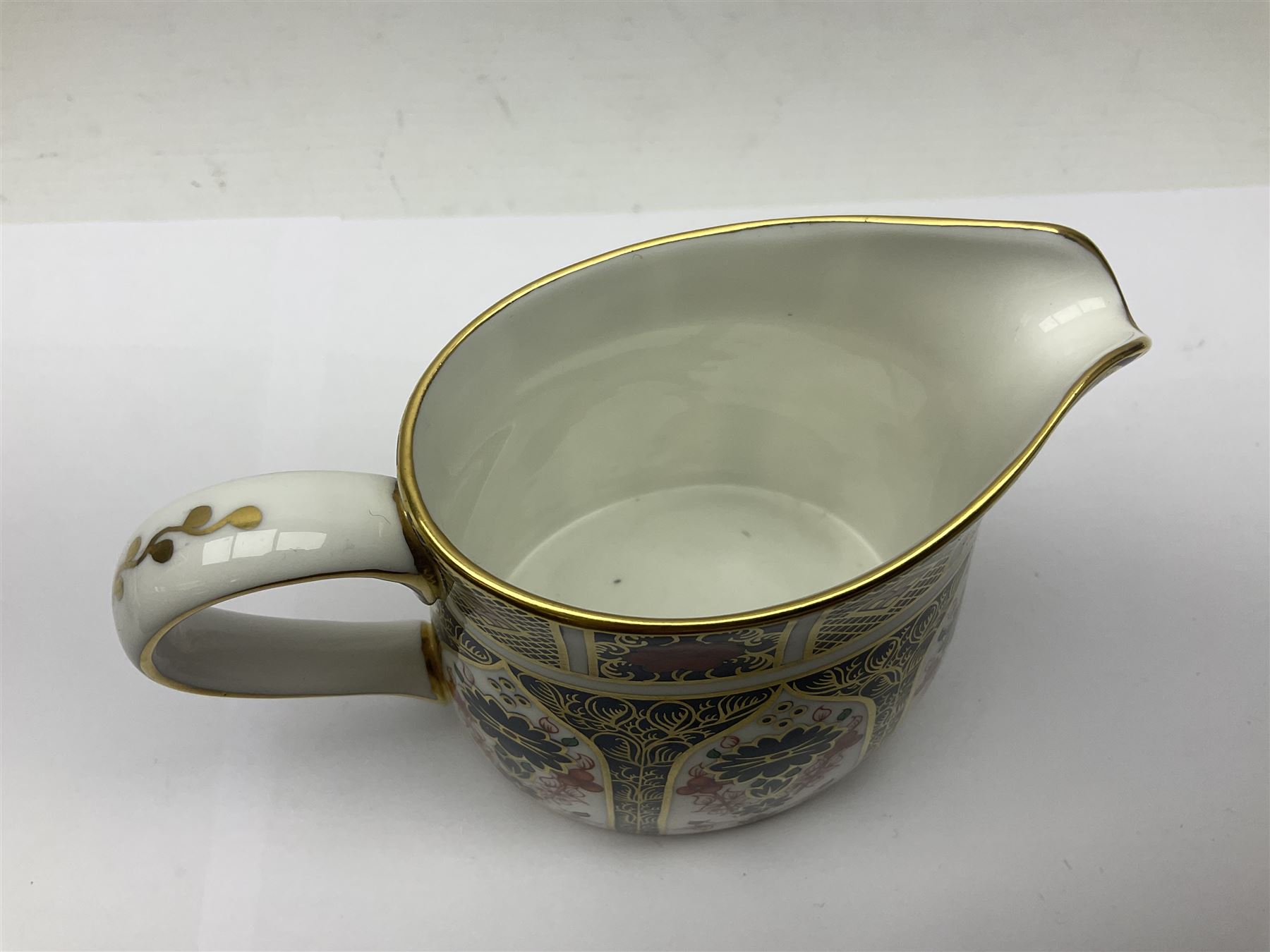 Royal Crown Derby 1128 Imari pattern open sucrier and milk jug - Image 7 of 9