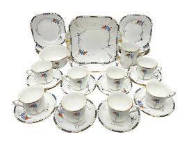 Art deco Shelley tea service for eight