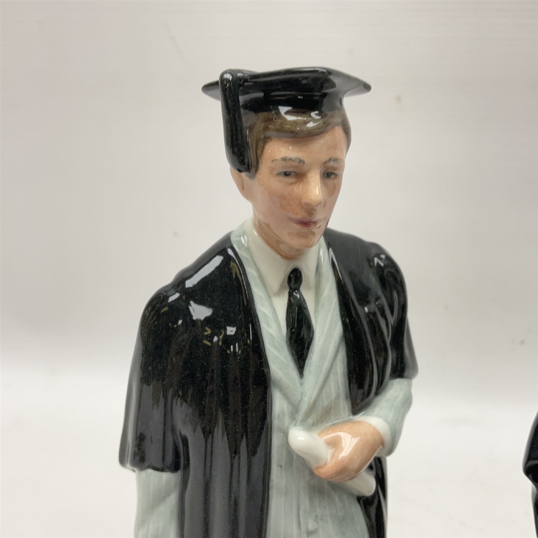 Pair of Royal Doulton figures of The Graduate - Image 2 of 9