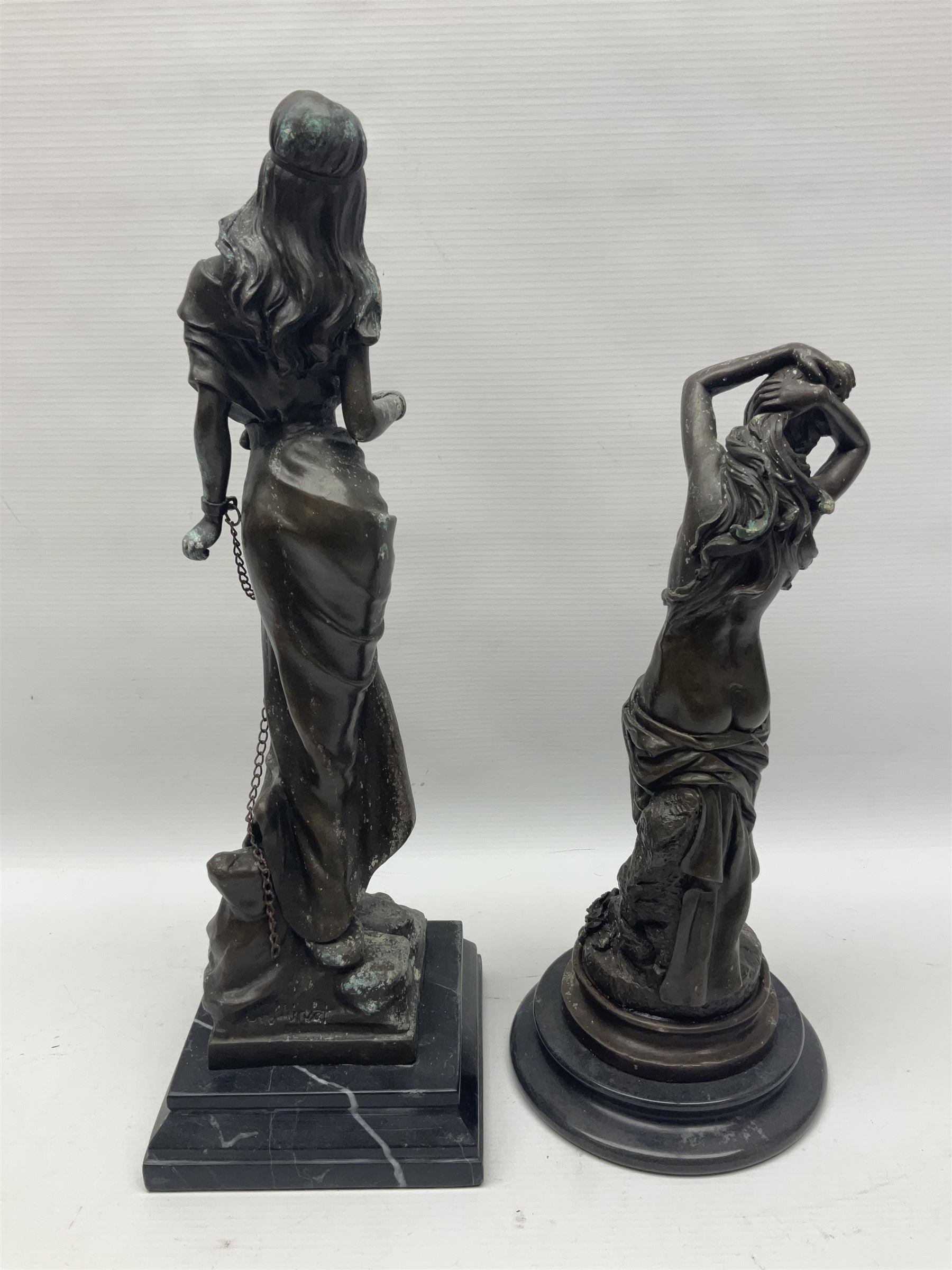 Two bronzed figures - Bild 12 aus 20