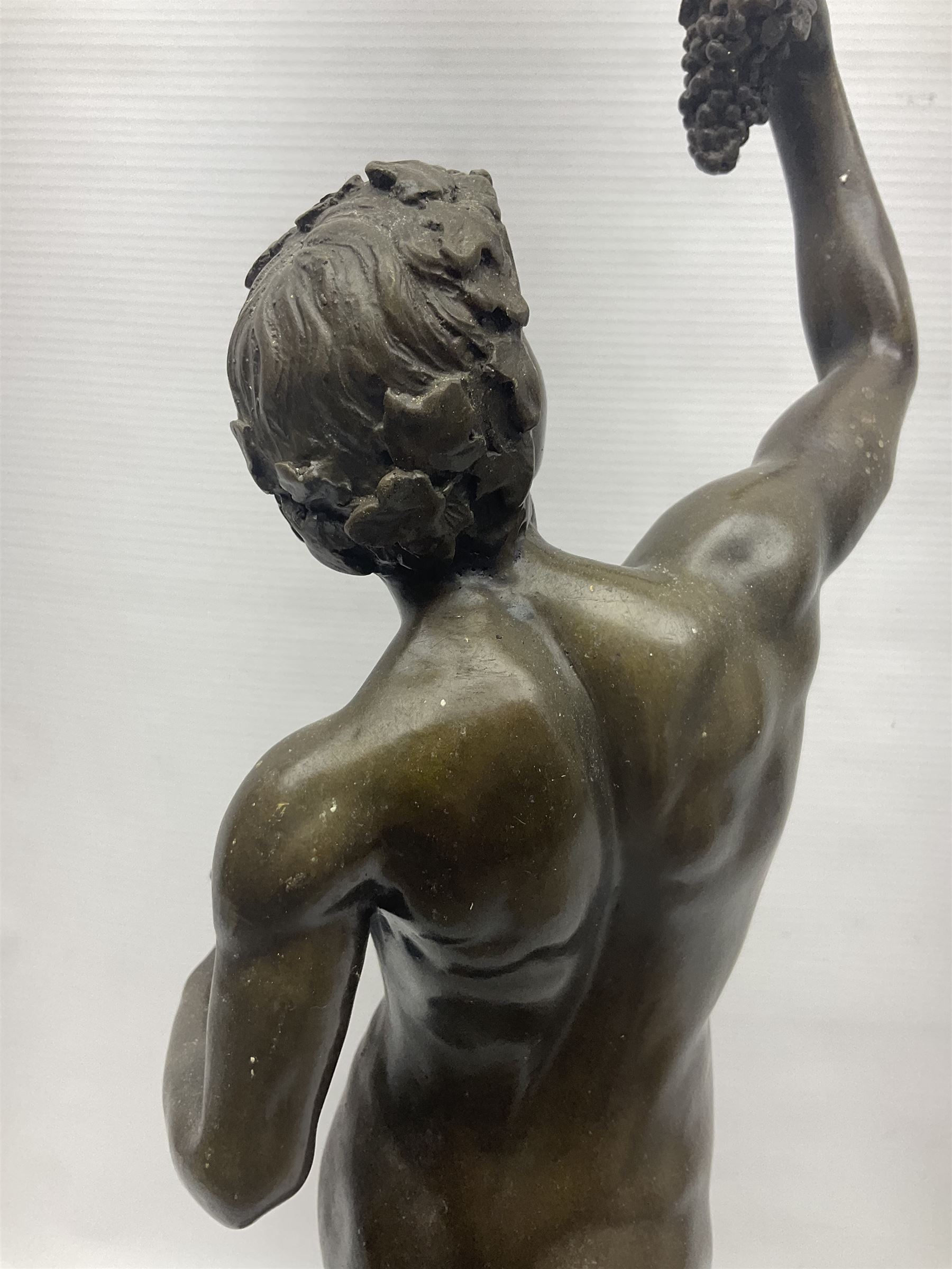 Bronzed sculpture of Dionysus - Image 11 of 14
