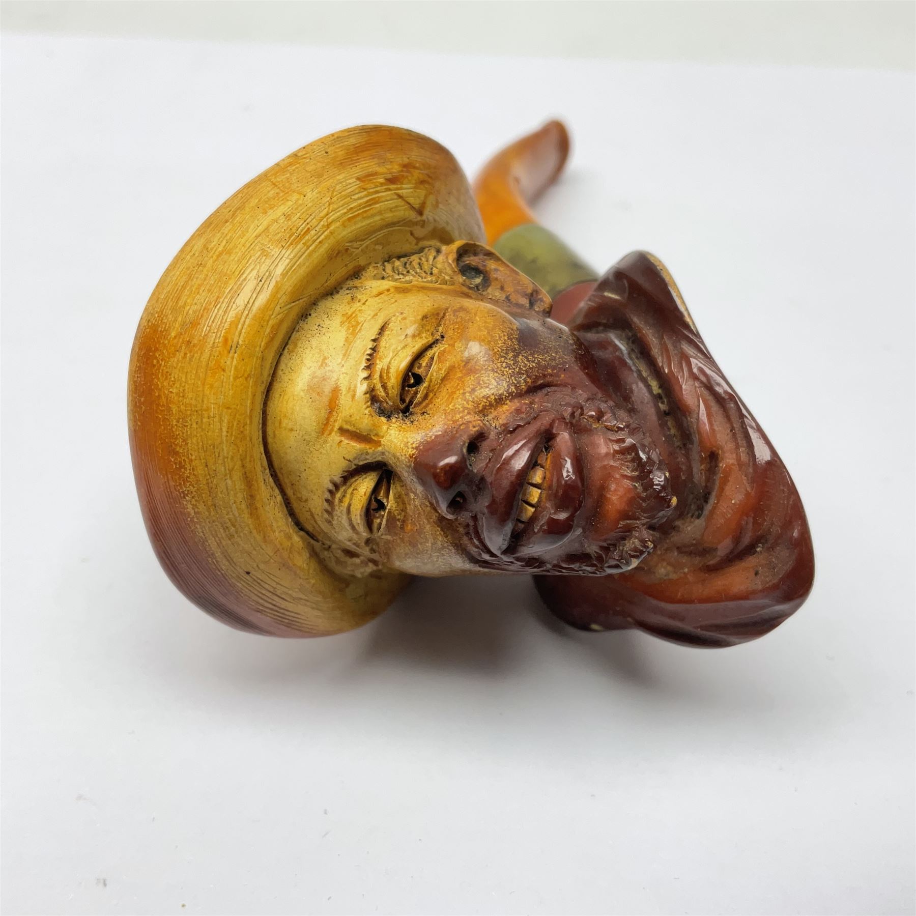 Carved Meerschaum pipe - Image 2 of 11