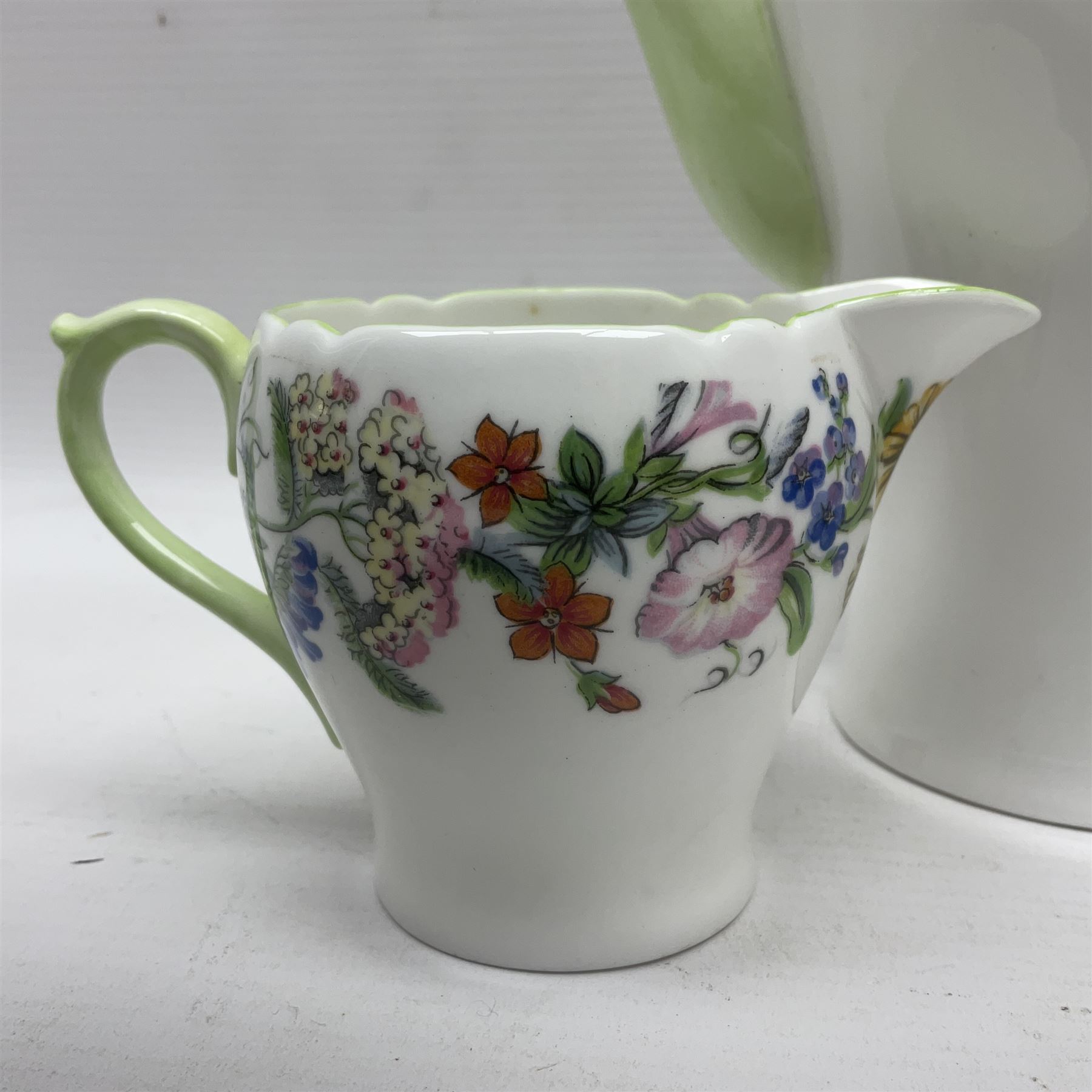 Shelley Hedgerow pattern coffee service for six - Image 8 of 15