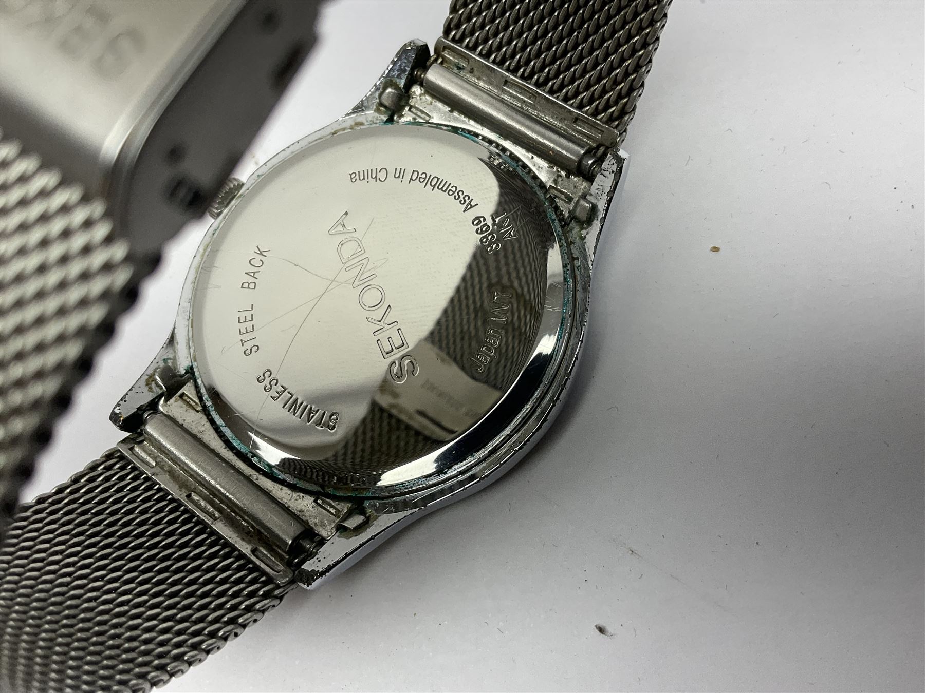 Four gentlemans wristwatches including Seiko Kinetic 50M - Bild 11 aus 11