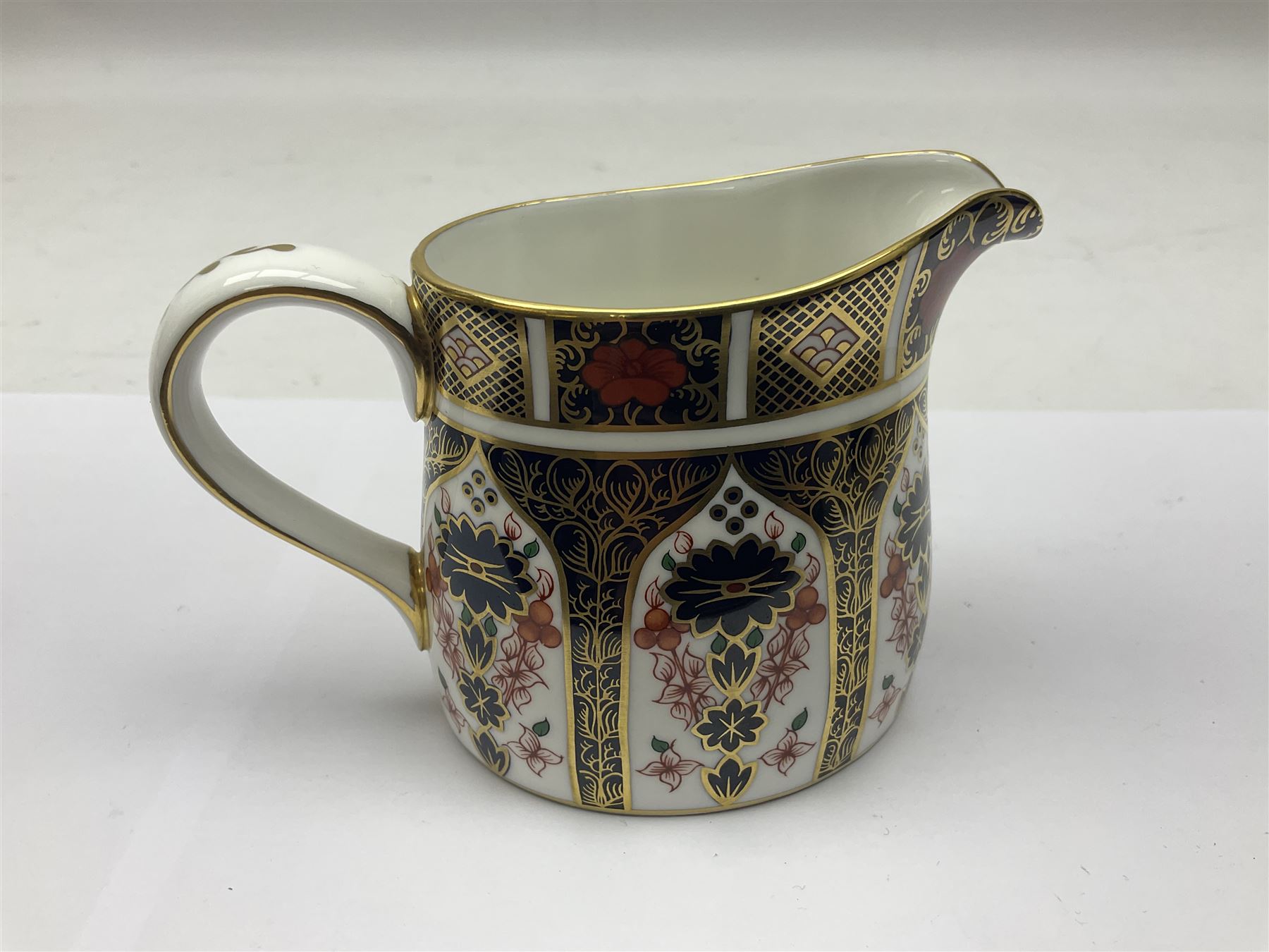 Royal Crown Derby 1128 Imari pattern open sucrier and milk jug - Image 6 of 9