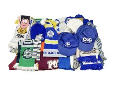 Collection of Leeds United scarves