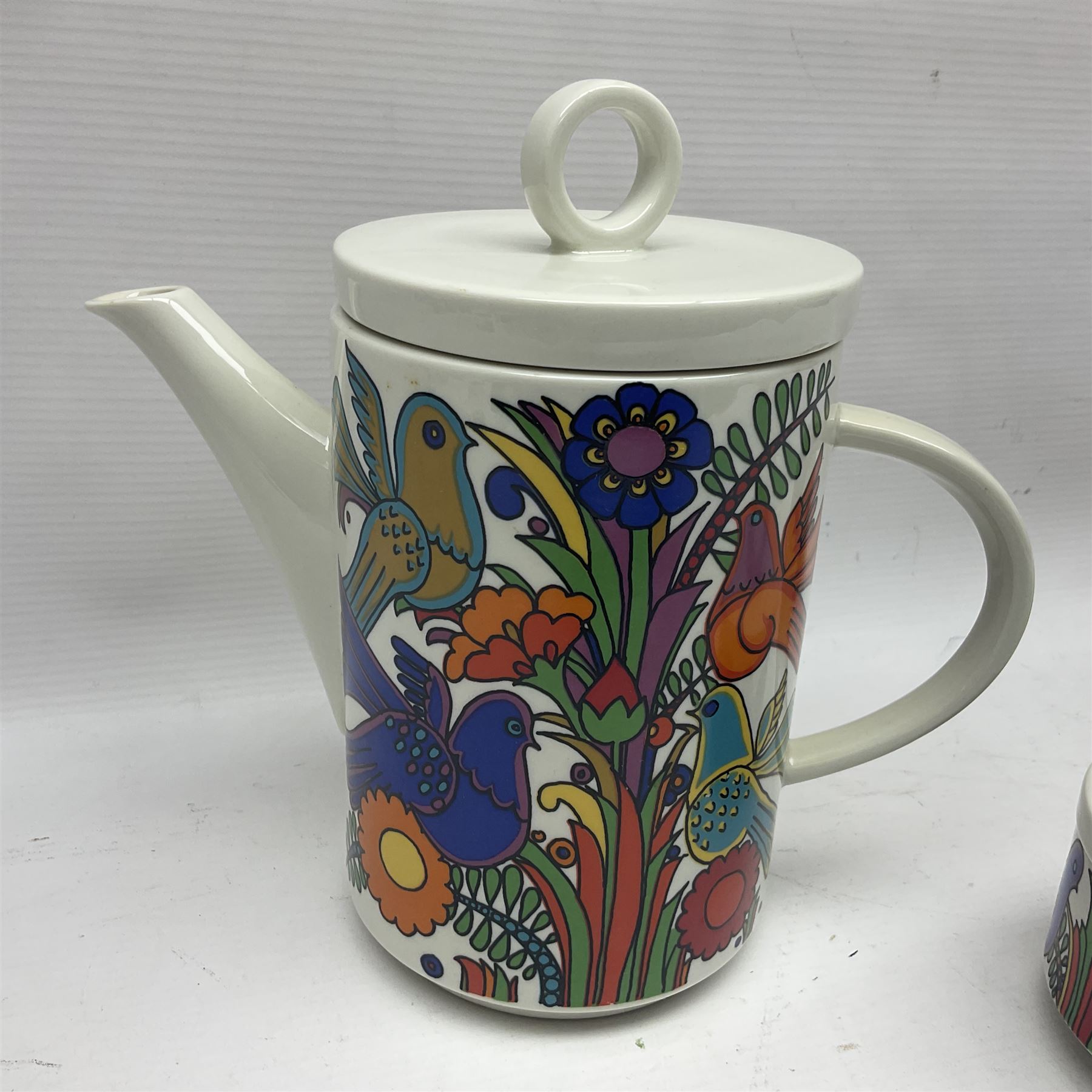 Villeroy & Boch Acapulco pattern coffee set for six - Image 14 of 15
