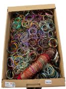 Large quantity of bangles in various colours