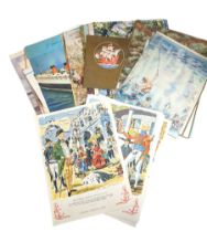 Collection of early to mid 20th century Cunard White Star Line menus