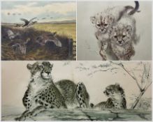 Ralph Thompson (British 1913-2009): 'Flat Rock' and 'Cheetah Kitten'