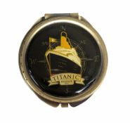 White Star Line Titanic compact mirror