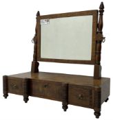 19th century mahogany dressing table mirror