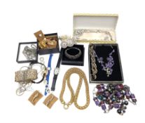 Collection of costume jewellery