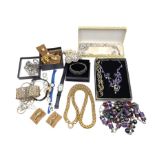 Collection of costume jewellery