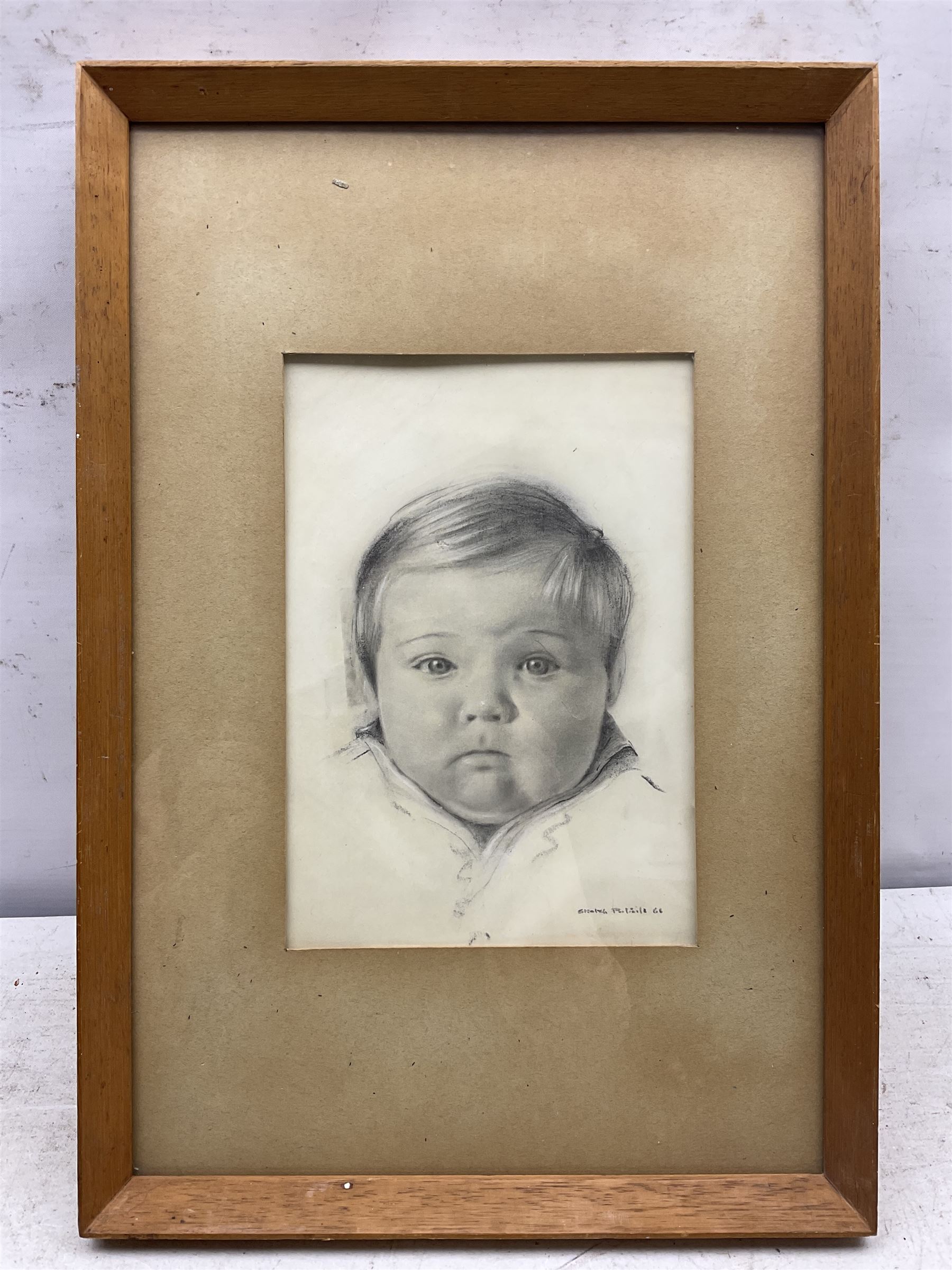 John Richard Townsend (British 1930-): Portrait of a Baby - Image 2 of 4