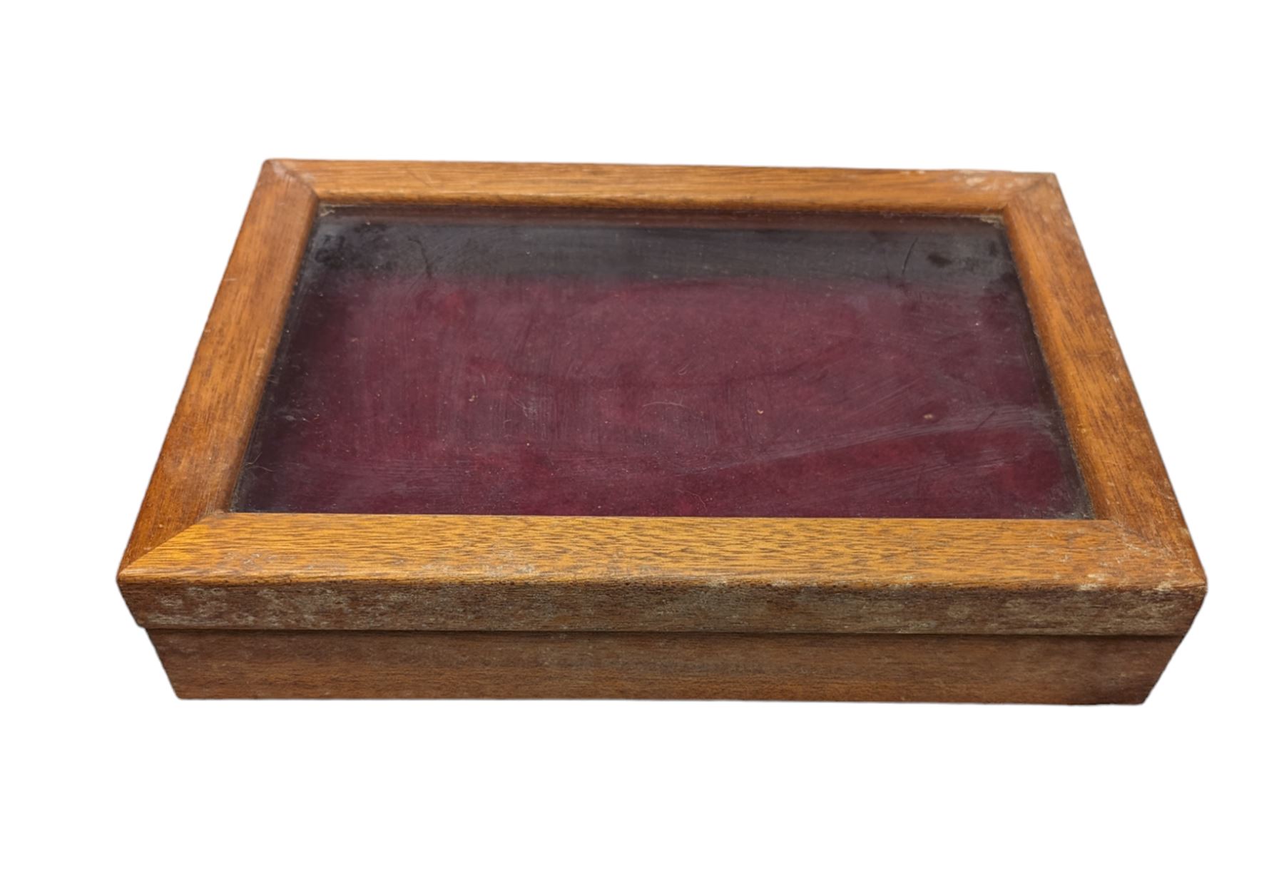 Oak bijouterie style table top box