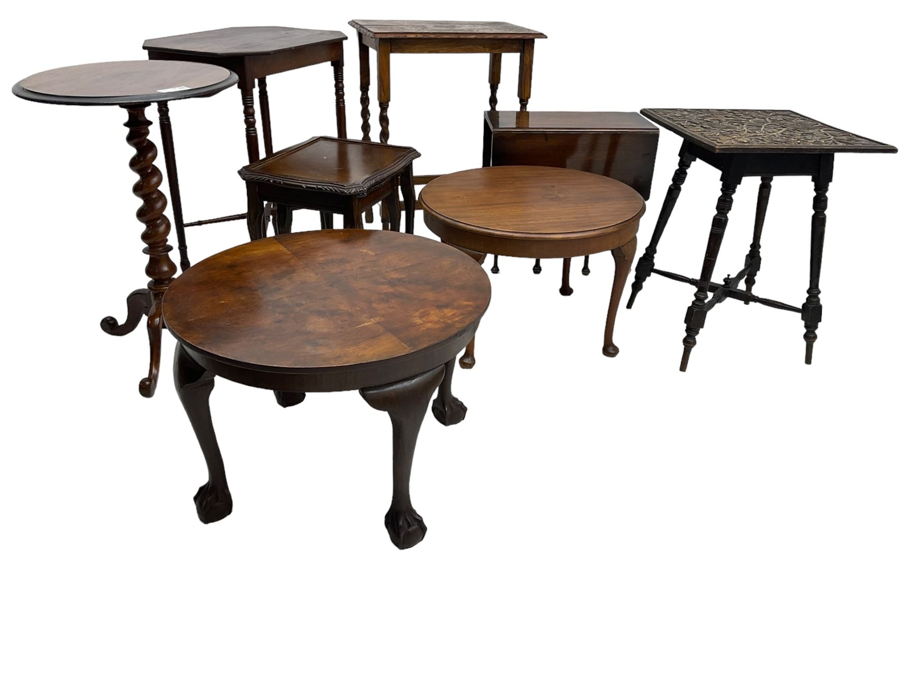 Victorian mahogany wine table - Image 2 of 2